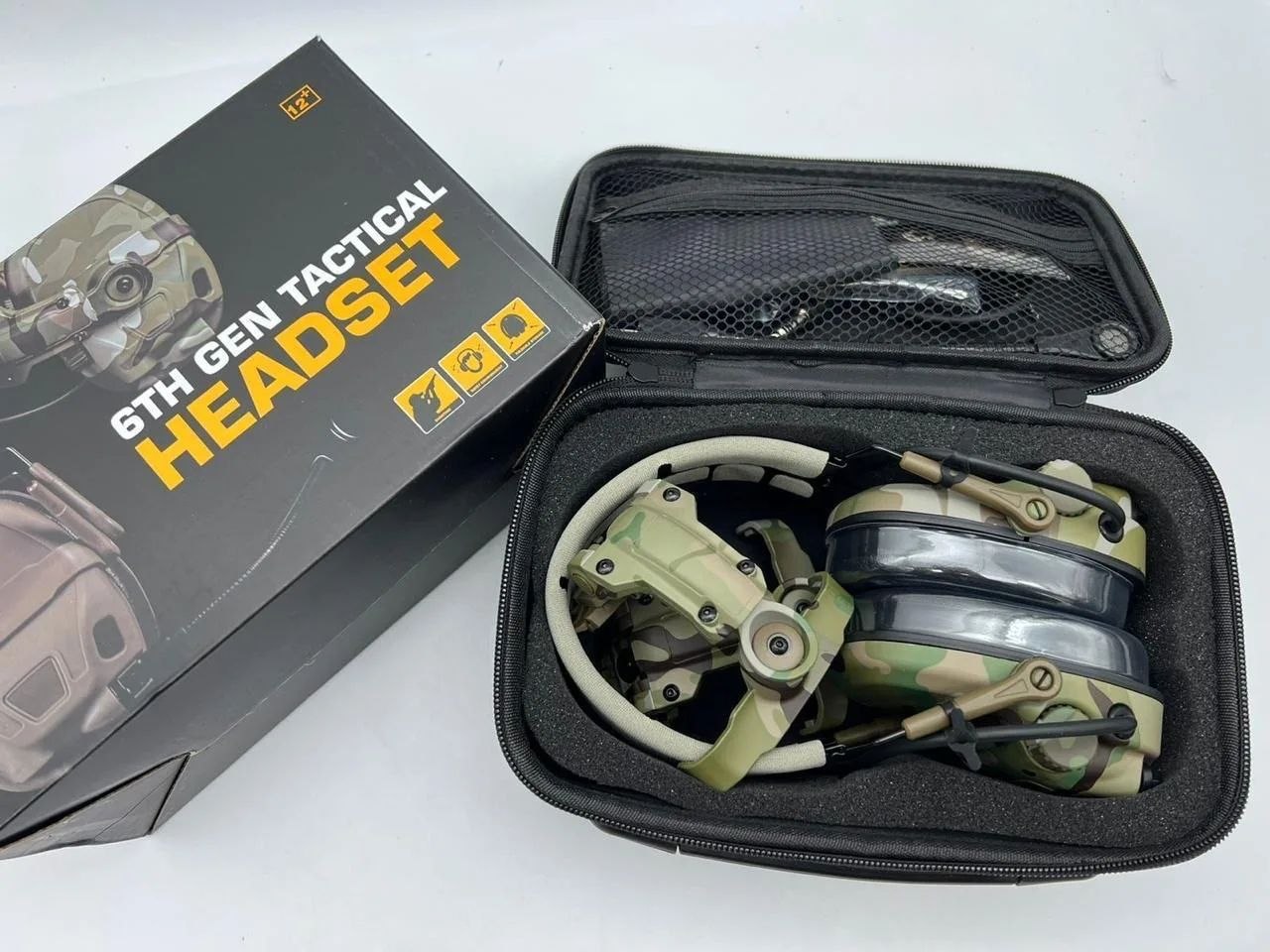 6TH GEN TACTICAL HEADSET — тактическая гарнитура с активным шумоподавлением