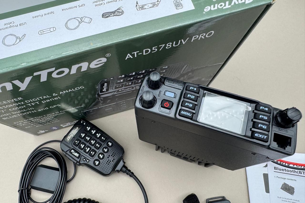 Радиостанция AnyTone AT-D578UV PRO, 60 Ватт