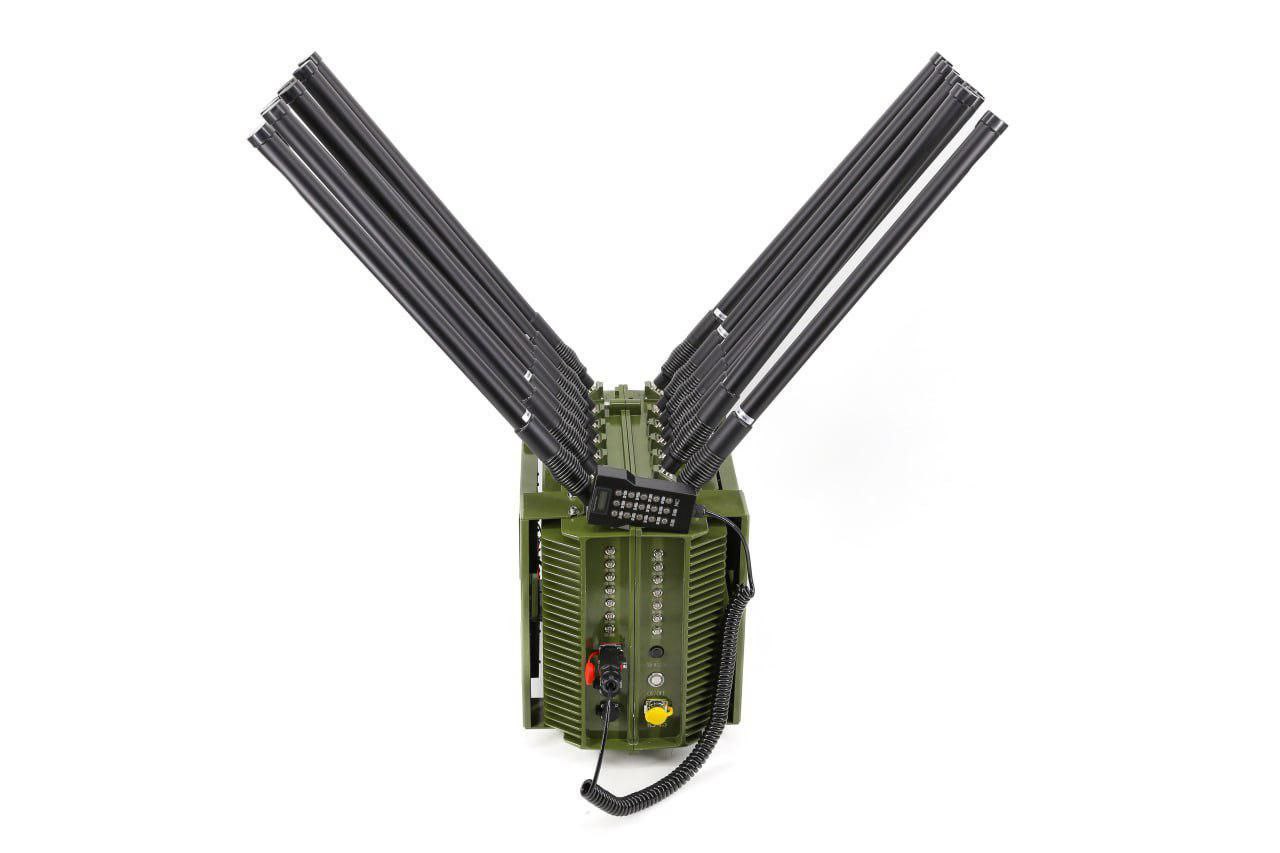 🌐Комплекс РЭБ «СКАНИЯ D10» 500W (100-2600 MHz) + автоматический детектор-определитель купольного типа «👁️ОКО 360»