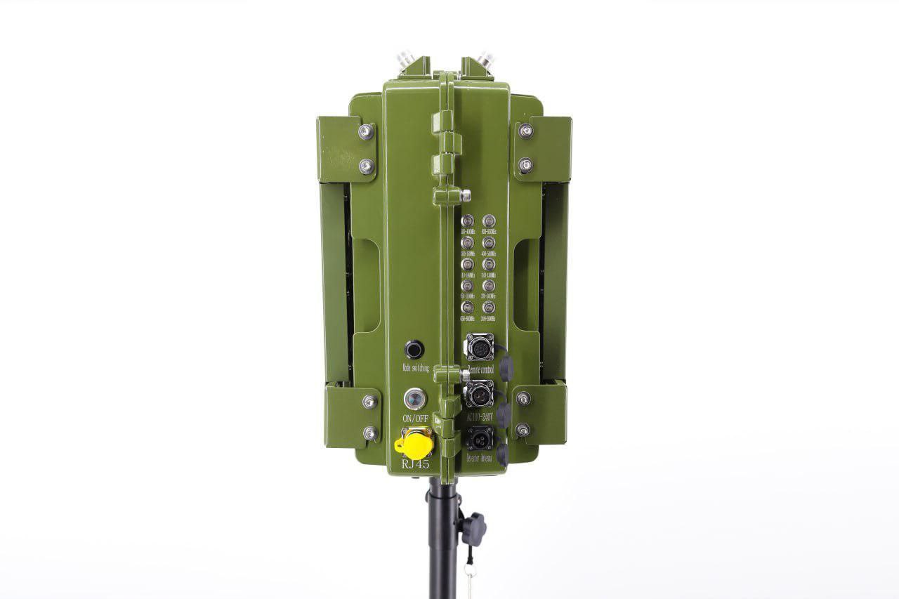 🌐Комплекс РЭБ «СКАНИЯ D10» 500W (100-2600 MHz) + автоматический детектор-определитель купольного типа «👁️ОКО 360»