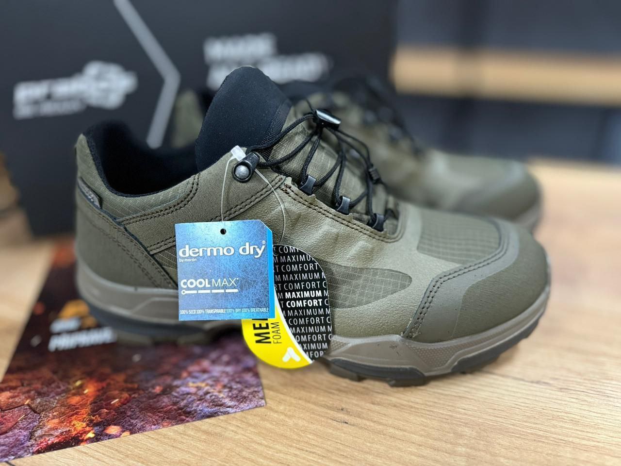 Ботинки GREYMAN LOW SUMMER Prabos, цвет Dark Green,