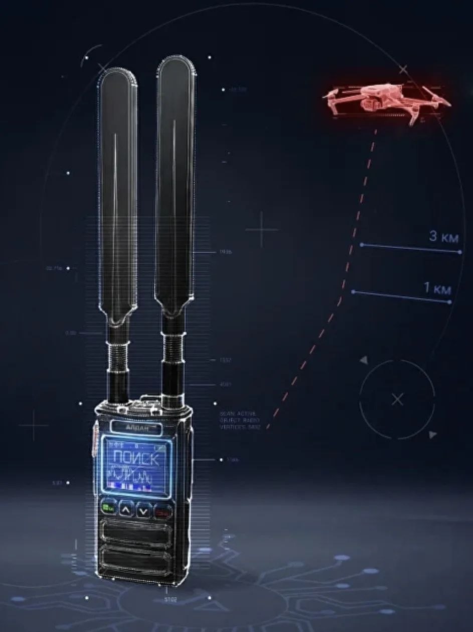 Дрон детектор БПЛА «Алдан 8» 300-8000 МГц