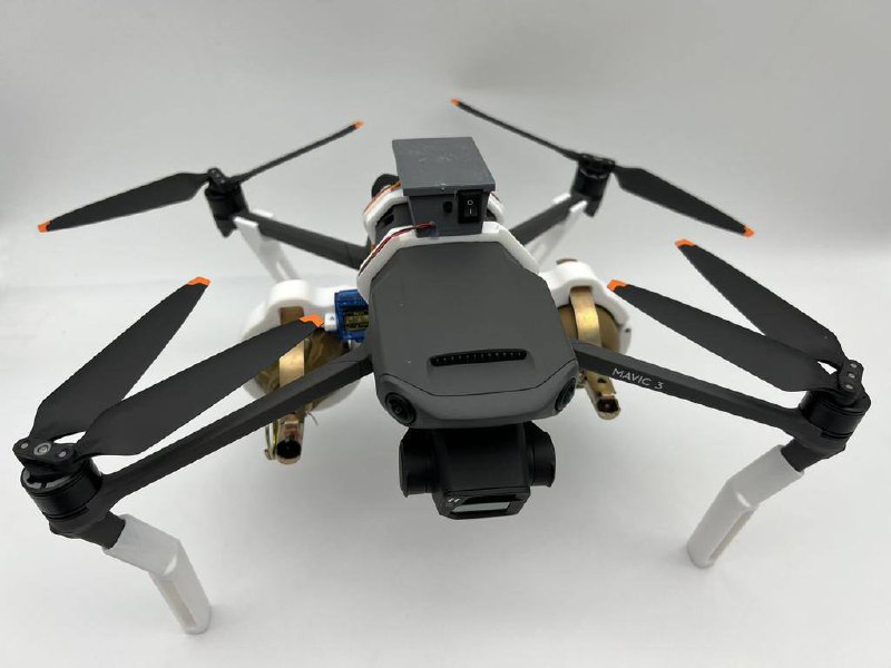 🇷🇺Двойная система сброса и доставки груза (вог) для квадрокоптера DJI Mavic 3 для 3-х разных размеров (диаметров)