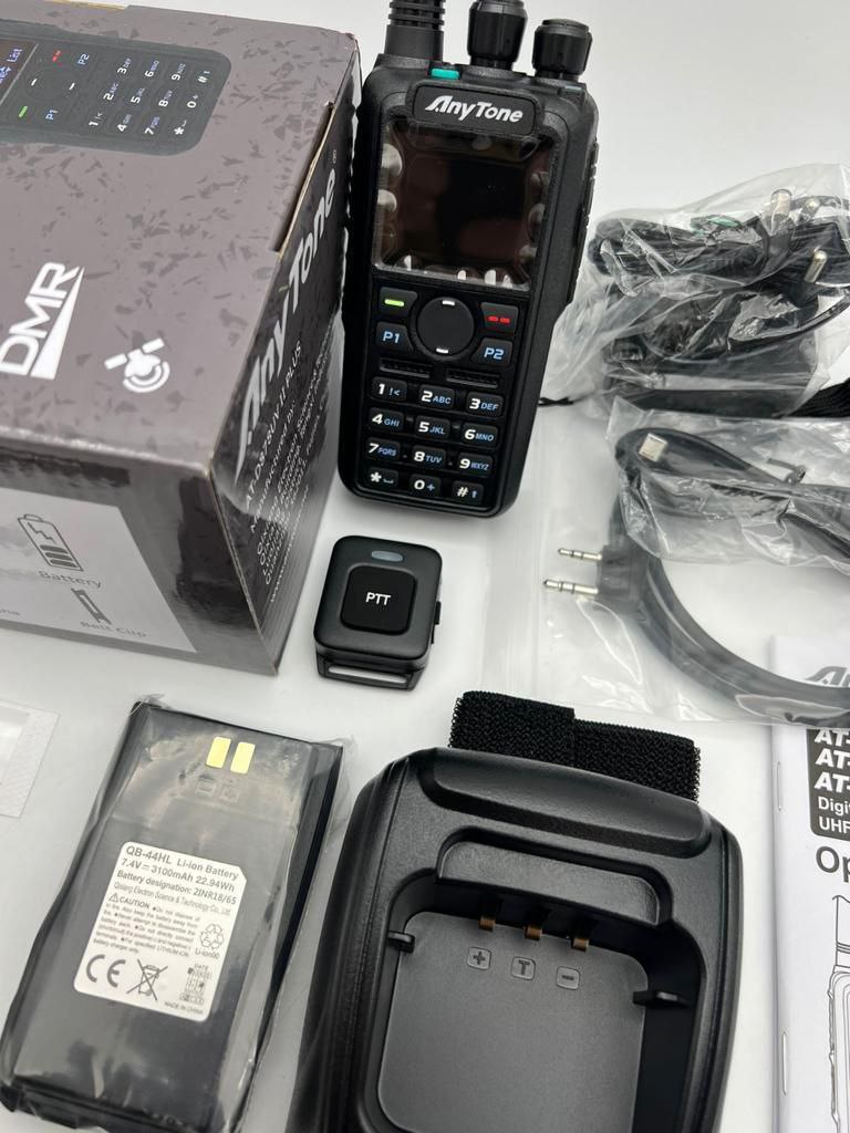 ⏺AnyTone DMR AT-D878UV II Plus Портативная аналогово-цифровая радиостанция